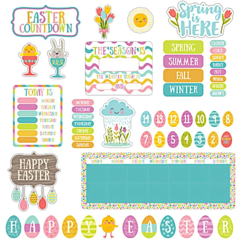 344-Pieces Bulletin Board Kit, Seasonal Holidays Set